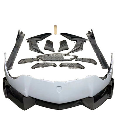 Para Lamborghini LP700 Fibra de Carbono Kit LP700 Upgrades MSY Estilo Fibra de Carbono Seco Frente e traseiro Bumper Spoilers