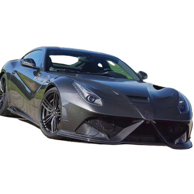 Para a Ferrari F12 Kit de carroceria de fibra de carbono seca F12 estilo MSY avançado e traseiro tampão spoiler Hood