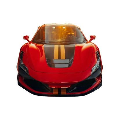240 X 80 X 50 mm Ferrari Body Kit KEYV Estilo Frente Splitter Diffuser Fibra de Carbono