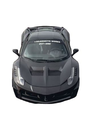 458 Ferrari Body Kit LB Style Para-choque dianteiro e traseiro 2011 - 2014 Spoiler de capô para carro
