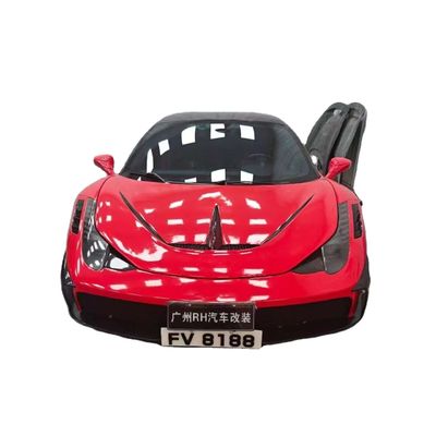 Ferrari 458 Body Kit SP Style Fibra de carbono Frente e traseiro Bumper Spoiler Hood 2010-2014