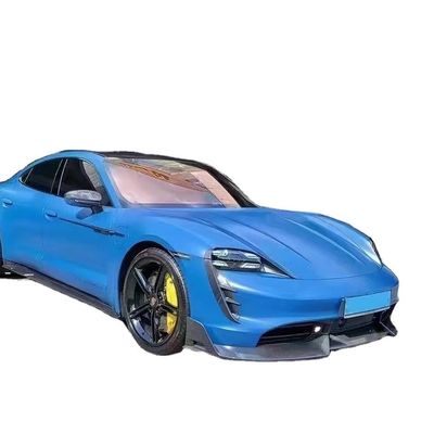 Peças para automóveis do Porsche Taycan Kit de carroceria de fibra de carbono Taycan Upgrades MSY Style Kit de carroceria de espátula frontal difusora spoiler