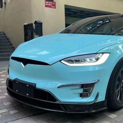 Kit de corpo de fibra de carbono de alta qualidade Modelo X Fibra de carbono Modelo X Fibra de carbono Frente pá traseira difusora spoiler saia lateral