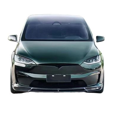 CMST Tesla Model X Body Kit Verde Escuro Kit Widebody Tesla 2023 Difusor de Lábios Frontais