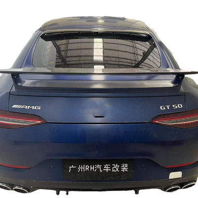 Para Mercedes-Benz AMG GT50 GT53 GT63 Carbono Fibra Spoiler AMG GT50 GT53 GT63 Carbono Fibra Ala Superior Spoiler Kit do Corpo
