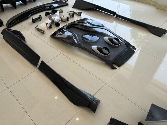 McLaren 540c 570s 570gt Kit de corpo de fibra de carbono 540c 570s 570gt Modernização do estilo 600LT frente e traseiro tampão spoiler capô