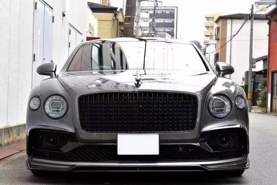Bentley Flying Spur Corpo de fibra de carbono Kit de atualizações Flying Spur estilo MANSORY difusor de lábio frontal Kit de corpo de capota de spoiler