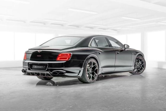 Bentley Flying Spur Corpo de fibra de carbono Kit de atualizações Flying Spur estilo MANSORY difusor de lábio frontal Kit de corpo de capota de spoiler
