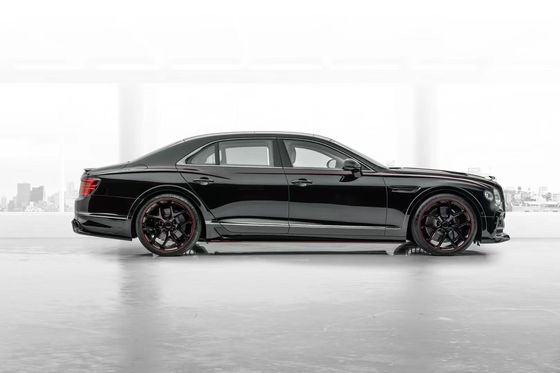 Bentley Flying Spur Corpo de fibra de carbono Kit de atualizações Flying Spur estilo MANSORY difusor de lábio frontal Kit de corpo de capota de spoiler