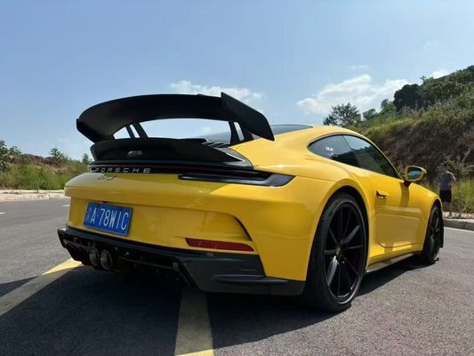 Porsche 992 Carroça de fibra de carbono Kit 992 estilo GT3 traseiro e dianteiro parachoque saia lateral spoiler capô
