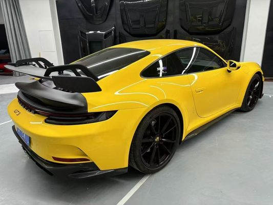 Porsche 992 Carroça de fibra de carbono Kit 992 estilo GT3 traseiro e dianteiro parachoque saia lateral spoiler capô