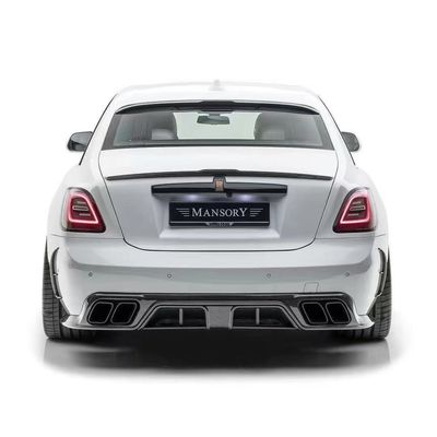Rolls-Royce Ghost Corpo de fibra de carbono Kit estilo mansory fantasma dianteiro e traseiro parafuso spoilers capô guarda-chuvas