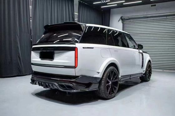 Land Rover Range Rover Kit de corpo de fibra de carbono Range Rover Upgraded Mansory estilo difusor de lábio frontal Spoiler capô roda arco saia lateral
