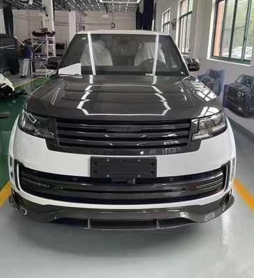 Land Rover Range Rover Kit de corpo de fibra de carbono Range Rover Upgraded Mansory estilo difusor de lábio frontal Spoiler capô roda arco saia lateral