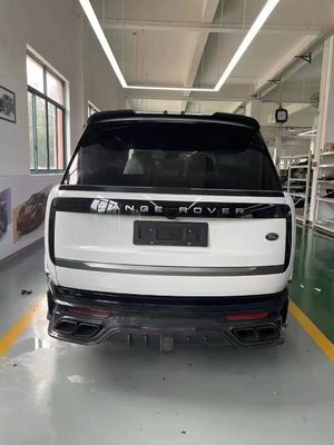Land Rover Range Rover Kit de corpo de fibra de carbono Range Rover Upgraded Mansory estilo difusor de lábio frontal Spoiler capô roda arco saia lateral
