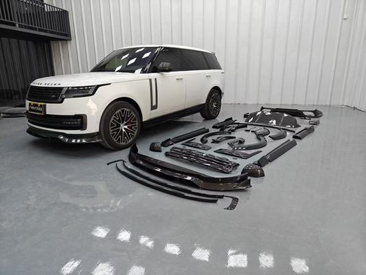 Land Rover Range Rover Kit de corpo de fibra de carbono Range Rover Upgraded Mansory estilo difusor de lábio frontal Spoiler capô roda arco saia lateral