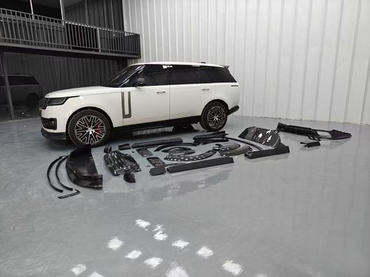 Land Rover Range Rover Kit de corpo de fibra de carbono Range Rover Upgraded Mansory estilo difusor de lábio frontal Spoiler capô roda arco saia lateral