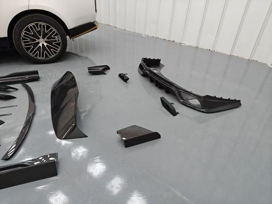 Land Rover Range Rover Kit de corpo de fibra de carbono Range Rover Upgraded Mansory estilo difusor de lábio frontal Spoiler capô roda arco saia lateral