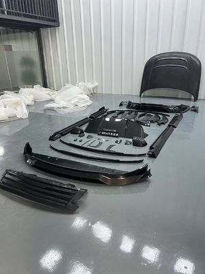 Land Rover Range Rover Kit de corpo de fibra de carbono Range Rover Upgraded Mansory estilo difusor de lábio frontal Spoiler capô roda arco saia lateral