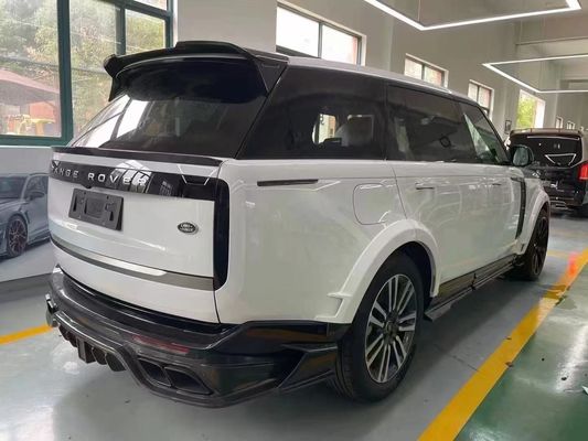 Land Rover Range Rover Kit de corpo de fibra de carbono Range Rover Upgraded Mansory estilo difusor de lábio frontal Spoiler capô roda arco saia lateral