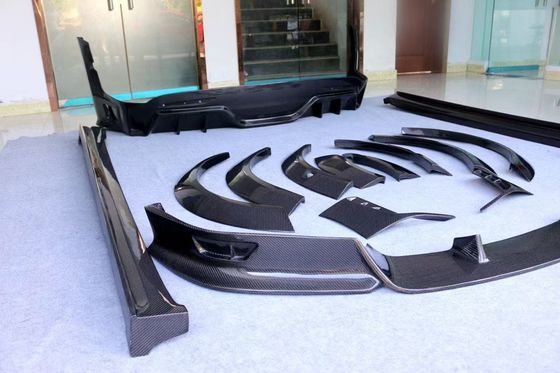 Tesla modelo X Fibra de Carbono Kit de corpo modelo X Fibra de Carbono difusor de lábio frontal Spoiler capô roda arco corpo largo kit