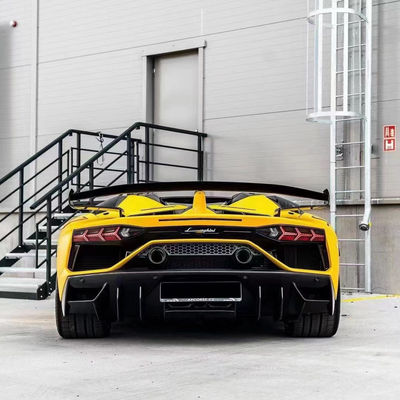 Para Lamborghini Aventador LP700 LP720 Fibra de Carbono Body Kit Aventador Upgraded SVJ Estilo Frente e traseiro Bumper Spoiler Body Kit