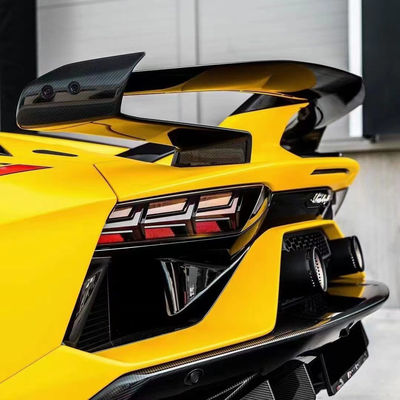 Para Lamborghini Aventador LP700 LP720 Fibra de Carbono Body Kit Aventador Upgraded SVJ Estilo Frente e traseiro Bumper Spoiler Body Kit