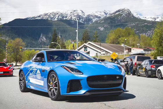 Para o Jaguar F-Type Body Kit Fibra de Carbono e FPR F-Type Upgraded SVR Style Front Bumper Body Kit