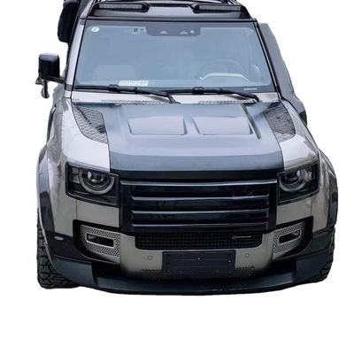 Capuz de fibra de carbono para Land Rover Defender Material de fibra de carbono Defender Modelo SVR atualizado