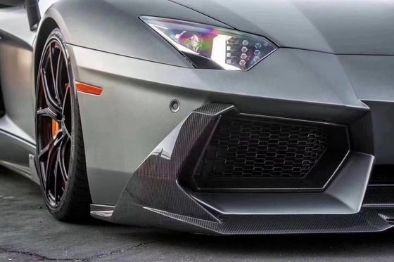 Para Lamborghini LP700 Fibra de Carbono Body Kit LP700 Upgrade VORs Estilo Fibra de Carbono Fronteiro Lips Diffuser Spoiler