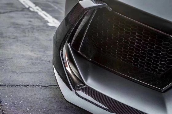 Para Lamborghini LP700 Fibra de Carbono Body Kit LP700 Upgrade VORs Estilo Fibra de Carbono Fronteiro Lips Diffuser Spoiler