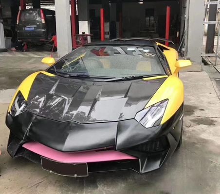 Cobertura de fibra de carbono de alta qualidade Aventador Cobertura de máquina de fibra de carbono LP700 LP720 Cobertura de escotilha do motor