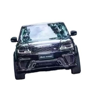 Runde ASPEC Style CF&amp; FRP Wide Body Kit Front Bumper Rear Bumper Side Skirt Fender para Land Rover RANGE ROVE SPORT 2014-2017