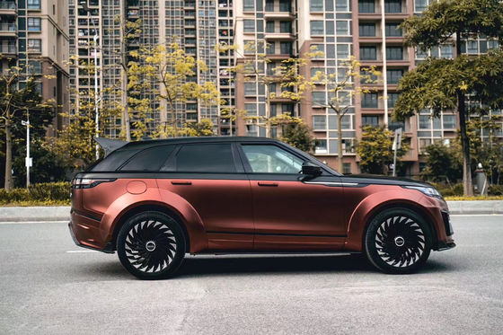 Para Land Rover Velar Fibra de Carbono Kit de Corpo Velar Upgrades LM estilo Frente e traseiro Bumper Spoiler Widebody Kit