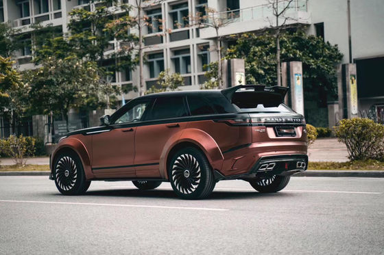 Para Land Rover Velar Fibra de Carbono Kit de Corpo Velar Upgrades LM estilo Frente e traseiro Bumper Spoiler Widebody Kit