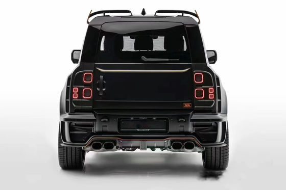 Para Land Rover Defender Kit de corpo de fibra de carbono Defender Upgrades estilo MSY Lips Diffuser Spoiler Kit de fibra de carbono widebody