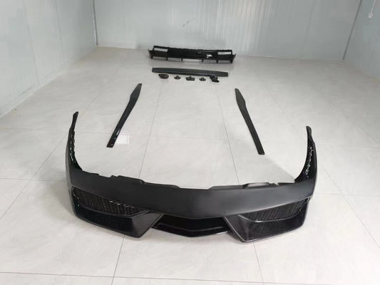 PARA Lamborghini Gallardo LP550 LP560 Kit de carroceria de fibra de carbono LP550 LP560 Upgraded DMC Style Front e Rear Bumper Spoiler Body Kit