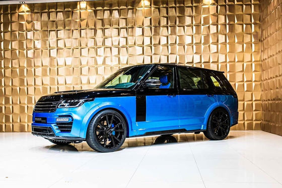 Black Range Rover Body Kits 240mm Fibra de Carbono Widebody Kit 2019-