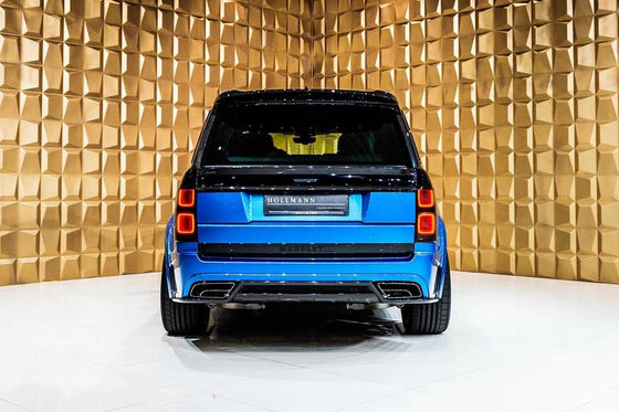 Black Range Rover Body Kits 240mm Fibra de Carbono Widebody Kit 2019-