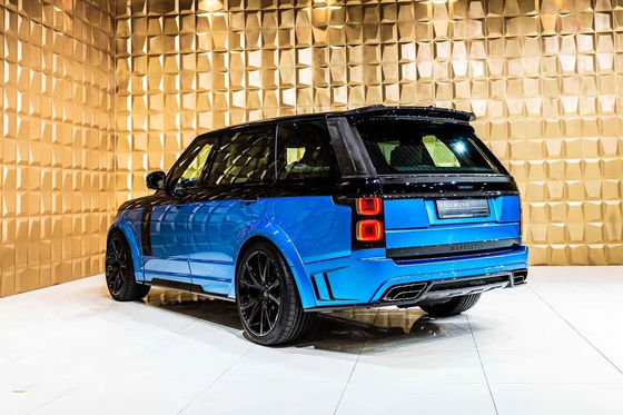 Black Range Rover Body Kits 240mm Fibra de Carbono Widebody Kit 2019-