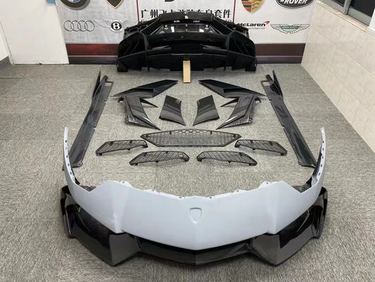 Para Lamborghini LP700 Fibra de Carbono Kit LP700 Upgrades MSY Estilo Fibra de Carbono Seco Frente e traseiro Bumper Spoilers