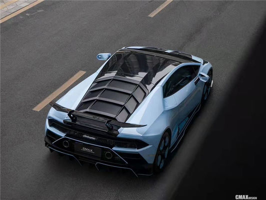 Novo produto Kit de carroceria de fibra de carbono para Lamborghini Huracan EVO Huracan EVO Fibra de carbono Spoiler de difusão da pá frontal