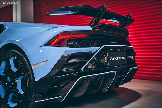 Novo produto Kit de carroceria de fibra de carbono para Lamborghini Huracan EVO Huracan EVO Fibra de carbono Spoiler de difusão da pá frontal