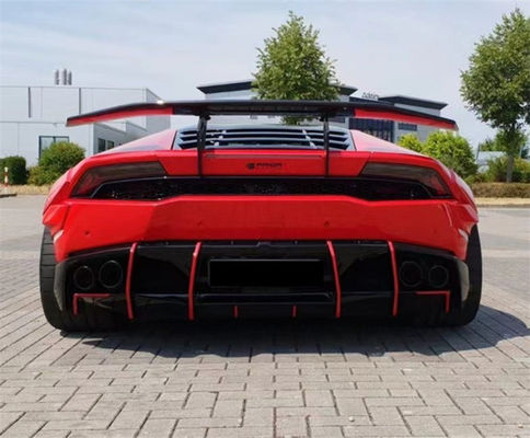 Para Lamborghini LP580 LP610 Kit de Widebody de Fibra de Carbono LP580 LP610 Modernização do estilo PD Frente e traseiro Bumper Spoiler Widebody