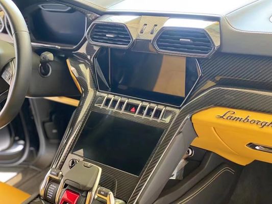Peças para automóveis Interior de fibra de carbono para Lamborghini Urus Urus Fibra de carbono Superfície central de controle de ar condicionado