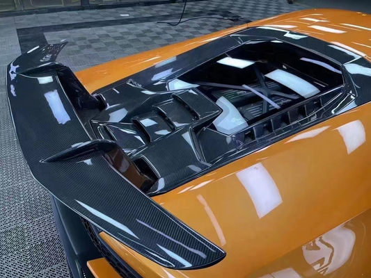 Peças de automóveis Spoiler de fibra de carbono para Lamborghini HURACAN LP610 580 EVO Upgrade do Performante Style Spoiler de cauda de fibra de carbono