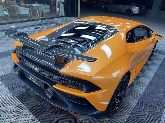 Peças de automóveis Spoiler de fibra de carbono para Lamborghini HURACAN LP610 580 EVO Upgrade do Performante Style Spoiler de cauda de fibra de carbono