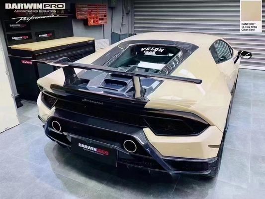 Peças de automóveis Spoiler de fibra de carbono para Lamborghini HURACAN LP610 580 EVO Upgrade do Performante Style Spoiler de cauda de fibra de carbono