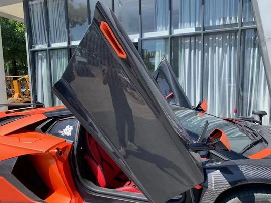 Para Lamborghini Aventador LP700 Painéis de Portas de Fibra de Carbono Aventador SVJ Style Painéis de Portas de Fibra de Carbono