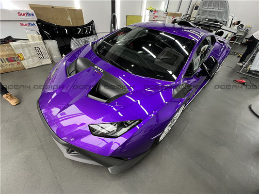 Kit de corpo de fibra de carbono seca para Lamborghini Huracan STO Huracan STO Upgrades Kit de corpo de difusor de pá dianteira de estilo OEM